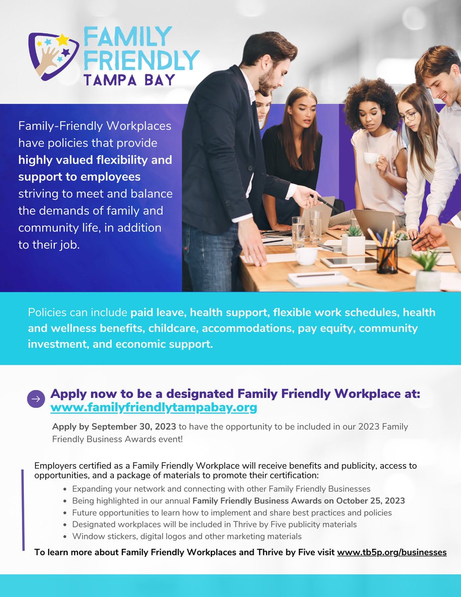 JesseCoraggio's tweet photo. Apply now for the Family Friendly Business Award and showcase your commitment to fostering a workplace that values family well-being. Stand among the leaders who prioritize a harmonious work-life balance, enabling parents to thrive professionally and personally. Apply now at… https://t.co/lpr05Z3gTj