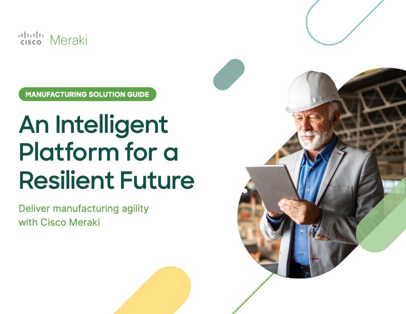 meraki's tweet photo. π Supercharge your manufacturing with the intelligence of a cloud-managed platform. Embrace Industry 4.0 and beyond.
Download our manufacturing solution guide β¬οΈ
https://t.co/nwDsHtLqqi
#DigitalTransformation #CiscoMeraki #ManufacturingAgility #FutureProof https://t.co/1TY22TvmjB