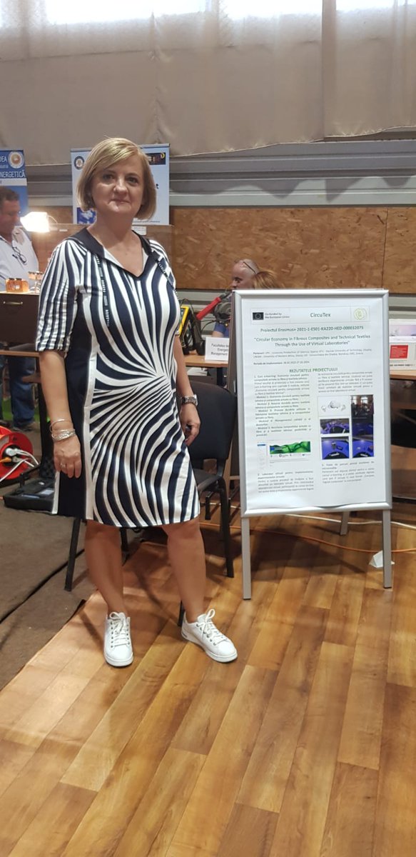 CircuTex's tweet photo. @sepiegob
Our Erasmus + project "Circular Economy in Fibrous Composites and Technical Textiles Through the Use of Virtual Laboratories"

Presenting the results of the CircuTex project during The European Researchers' Night,  organized by the University of Oradea on 29.09.2023. https://t.co/9bwoPcZiYN
