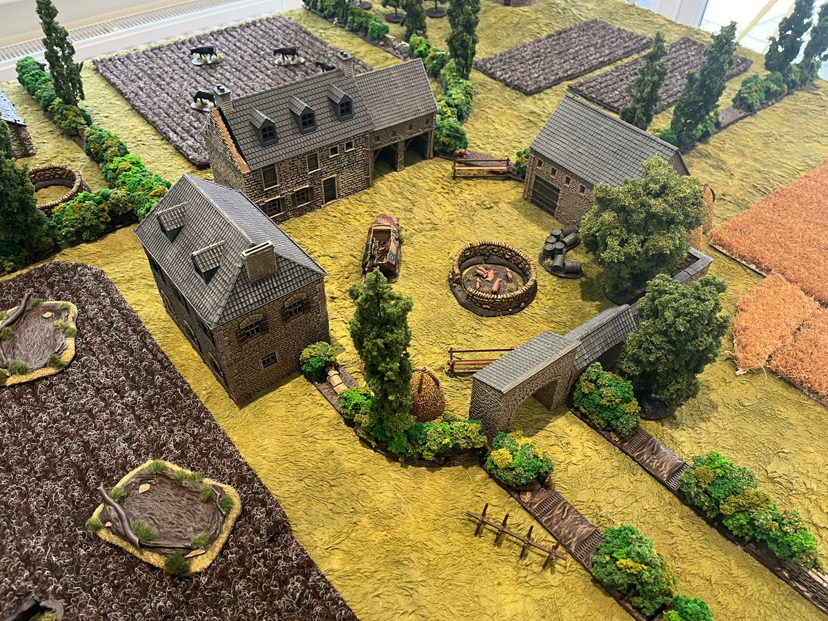 tomjmegan's tweet photo. 🧵Chain of Command AAR.

D+2 Day, June 1944. Normandy, France.

La Ferme d’Lard. A fine French farmstead, nestled amidst a patchwork of tilled fields and stout ditch lines of thick Norman bocage.

Pre-dawn mist still clings to the fields…

1/n

#SpreadtheLard #ChainOfCommand https://t.co/wuzUqeaJk3