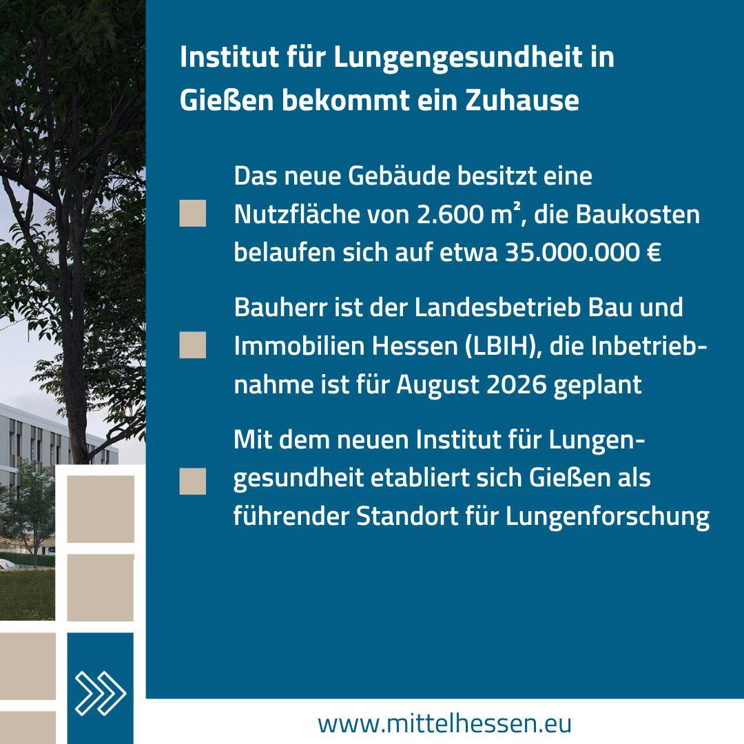 „Die kooperativen Strukturen zwischen den neuen ILH-Gruppen und den bestehenden Forschungsverbünden lassen einen der weltweit größten Lungenforschungs-Campus entstehen“, betonte Prof. Dr. Werner Seeger.

Weitere Infos dazu findet Ihr unter: is.gd/BlveEH
#mittelhessen
