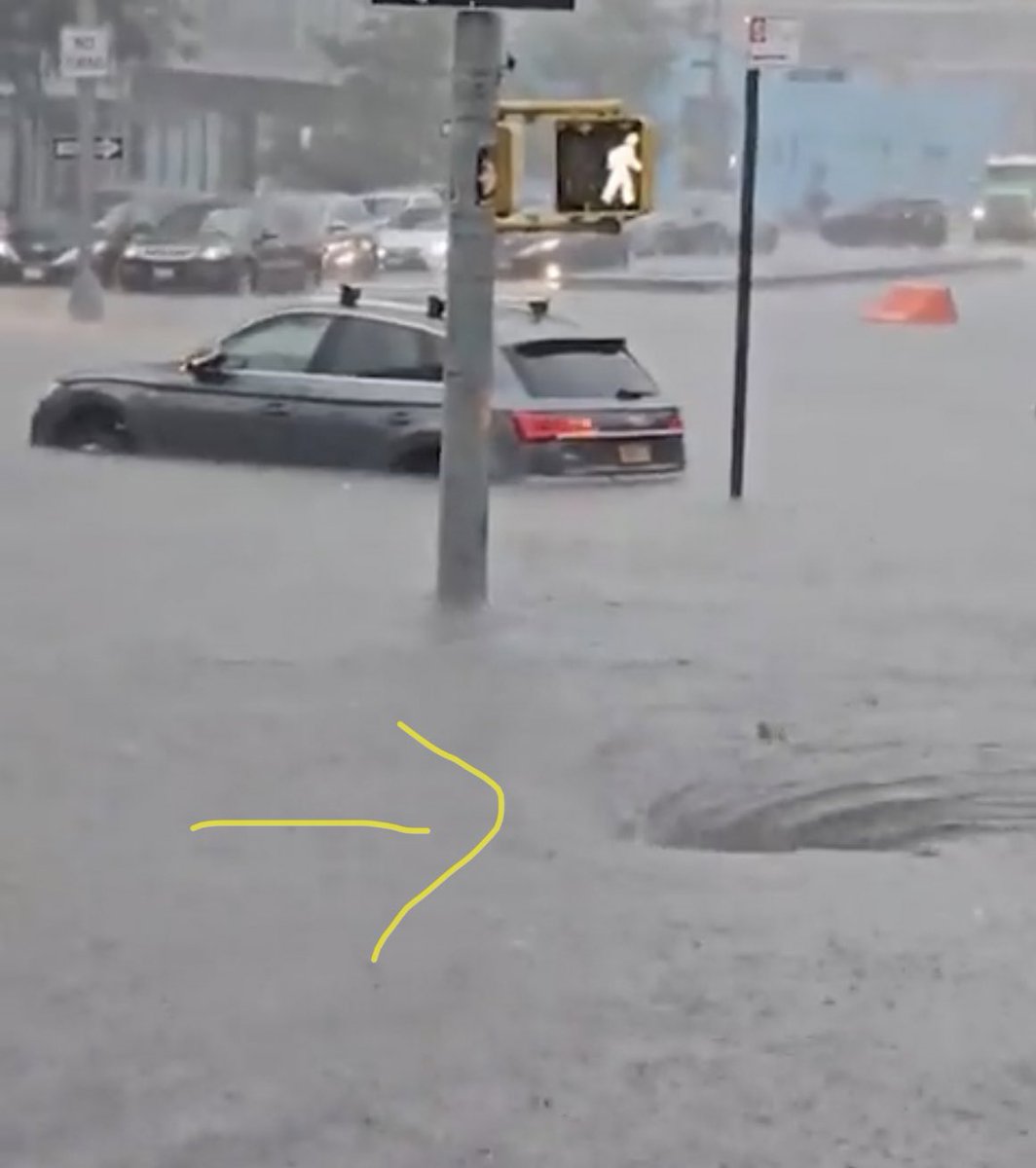 @luckytran Walking in flooded streets is so dangerous, manhole covers get displaced, storm drains can suck you in.