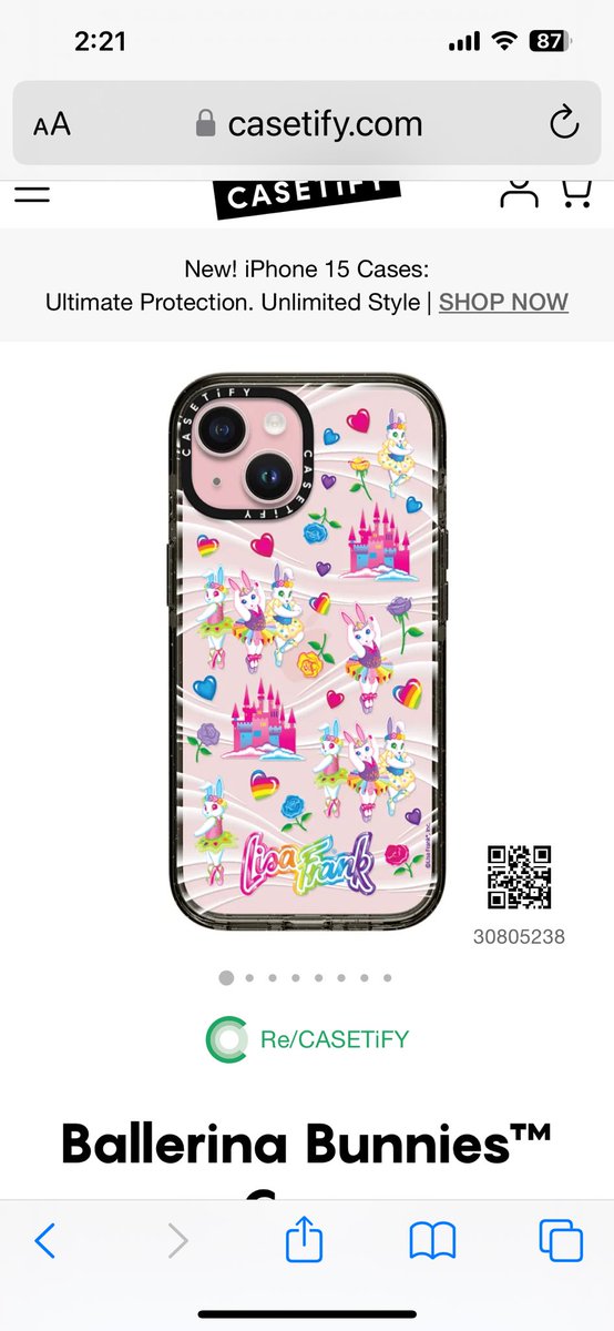 ashbri77's tweet photo. @Casetify I love the Lisa Frank bunny 🐰 so cute and colorful
#iPhone15Launch #CASETiFY https://t.co/sZdQuFebrp