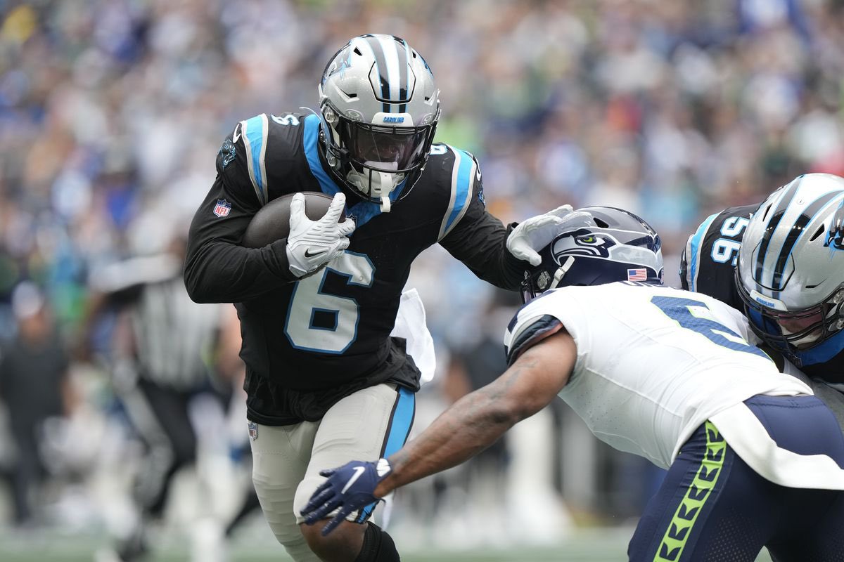 Eyan2003's tweet photo. The Miles Sanders slander is getting out of control

#Panthers run blocking is ranked 32 of 32

People refuse context and just blame him https://t.co/dr1zP3GRyI