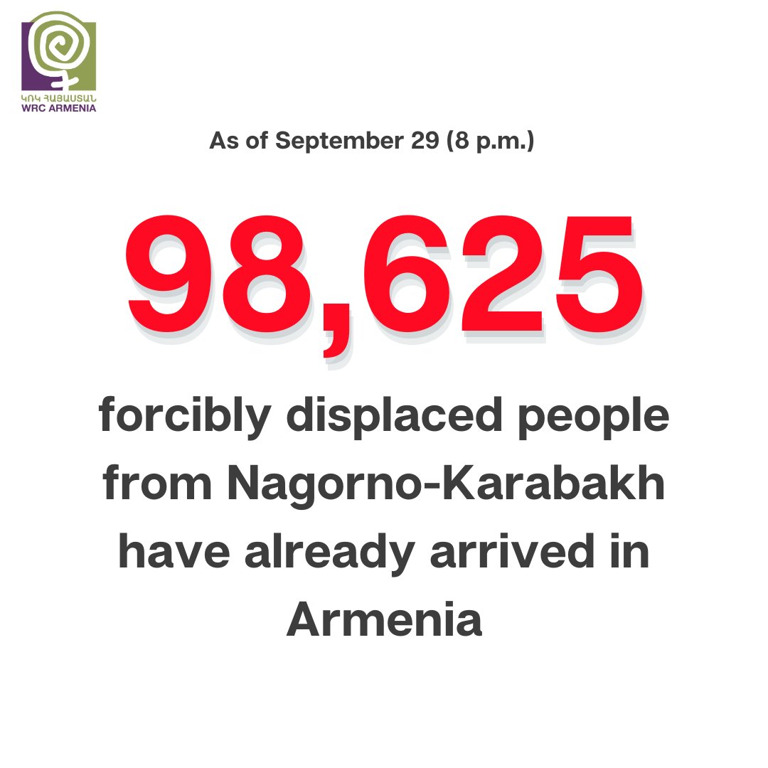 #update #NagornoKarabakh #forciblydisplaced