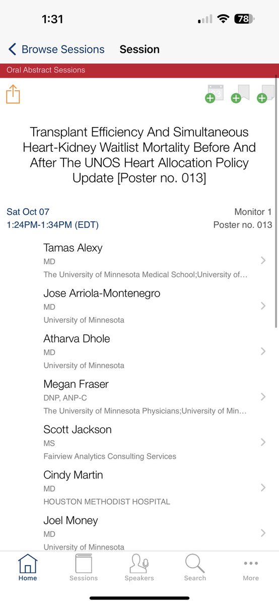 Atharvastatin's tweet image. #HFSA is coming up and I’m excited to present my oral abstract on waitlist outcomes for simultaneous heart-kidney transplant patients after the 2018 #UNOS criteria changes! If you are attending, please stop by and introduce yourself! AAMC: 13969012 #cardiology #HeartFailure