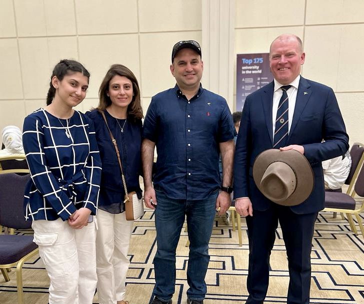 سعدت كثيراً بوجودي في معرض التعليم <a href="/IgecGlobal/">IGEC KSA| أيجك السعودية قبولات جامعية</a> ، حيث شاهدت مدى الاهتمام الكبير بالجامعات الأسترالية. إننا متحمسون حقًا لرؤية الطلاب السعوديين يدرسون في أستراليا وأيضاً لعلاقتنا الرائعةبـ <a href="/moe_gov_sa/">وزارة التعليم</a> . MD🇦🇺🇸🇦