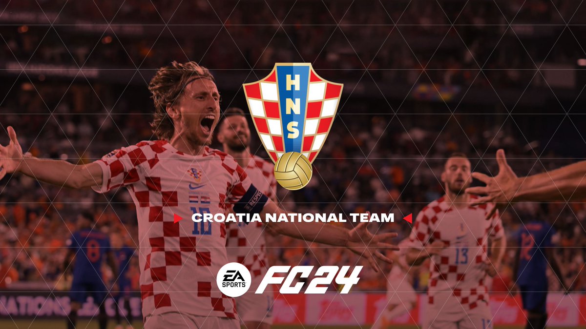 Play with #Croatia national team and lead it to glory: #FC24 is now available worldwide! 🇭🇷🎮🌍

#Vatreni❤️‍🔥