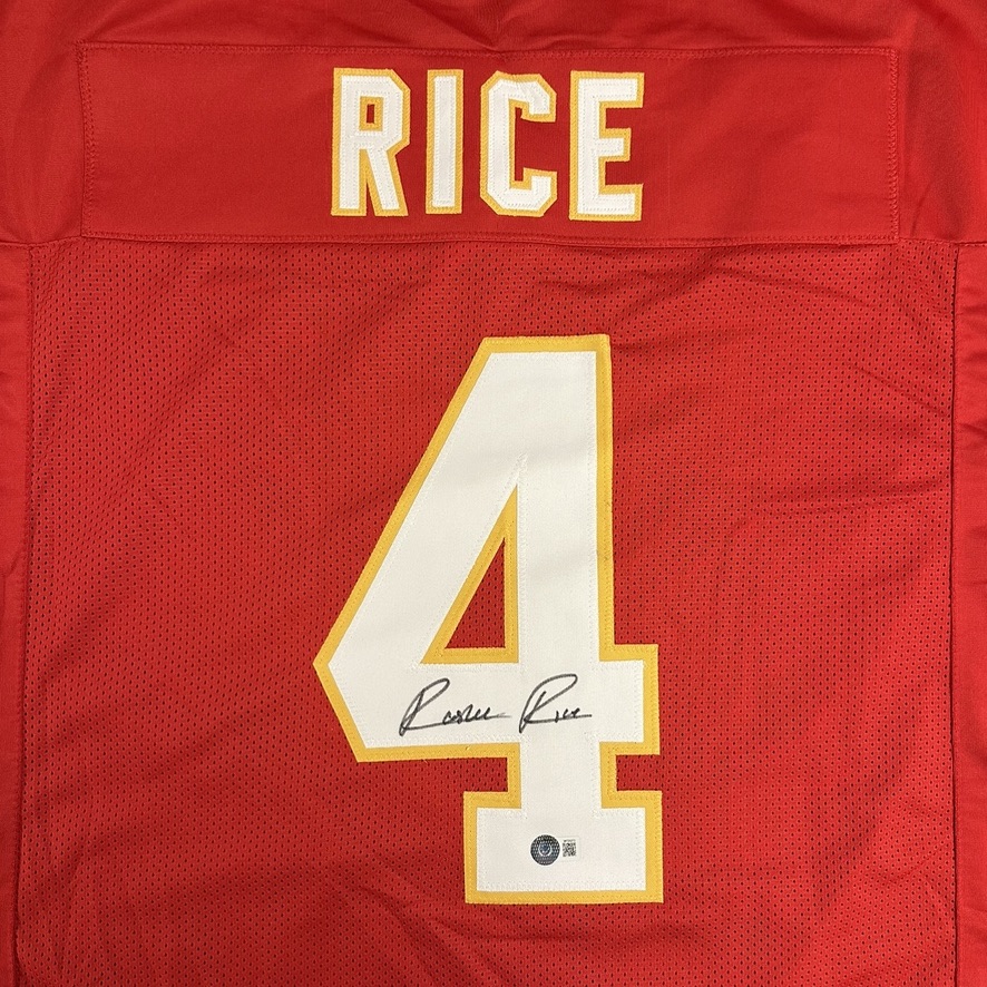 If Rashee Rice scores a touchdown and the Chiefs beat the Jets tonight, we'll give a Rashee Rice autographed jersey to someone who reposts this post and follows us!
