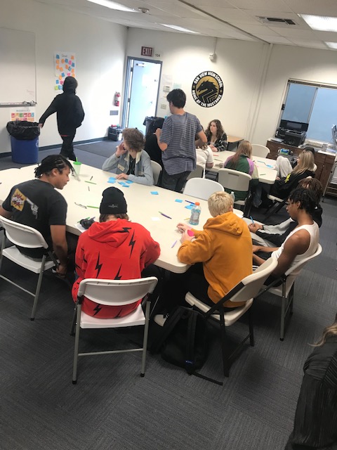 Oak View students and staff worked together today to create school norms! What a great teamwork day for the Oak View family!!! AWESOME!!!