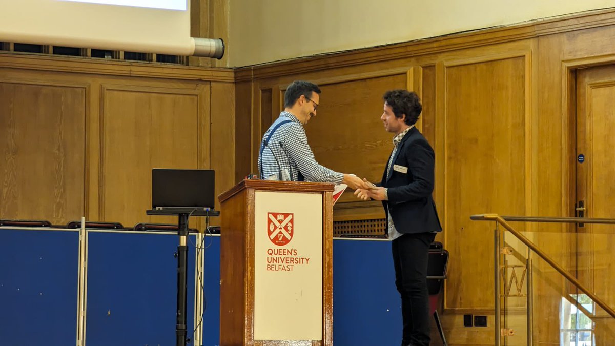 Thomas Thompson (@thomacillin) on Twitter photo It was fantastic to receive a prize for my talk on ‘Harnessing Cold Plasma for Antibiotic Resistance!’
What a great day at the postdoc showcase 2023! #postdoc #lovequb #biofilms <a href="/QUBPostdoc/">Postdoctoral Development Centre at Queen's</a> <a href="/pharmacyatQUB/">QUB Pharmacy School</a> It was fantastic to receive a prize for my talk on ‘Harnessing Cold Plasma for Antibiotic Resistance!’
What a great day at the postdoc showcase 2023! #postdoc #lovequb #biofilms <a href="/QUBPostdoc/">Postdoctoral Development Centre at Queen's</a> <a href="/pharmacyatQUB/">QUB Pharmacy School</a>