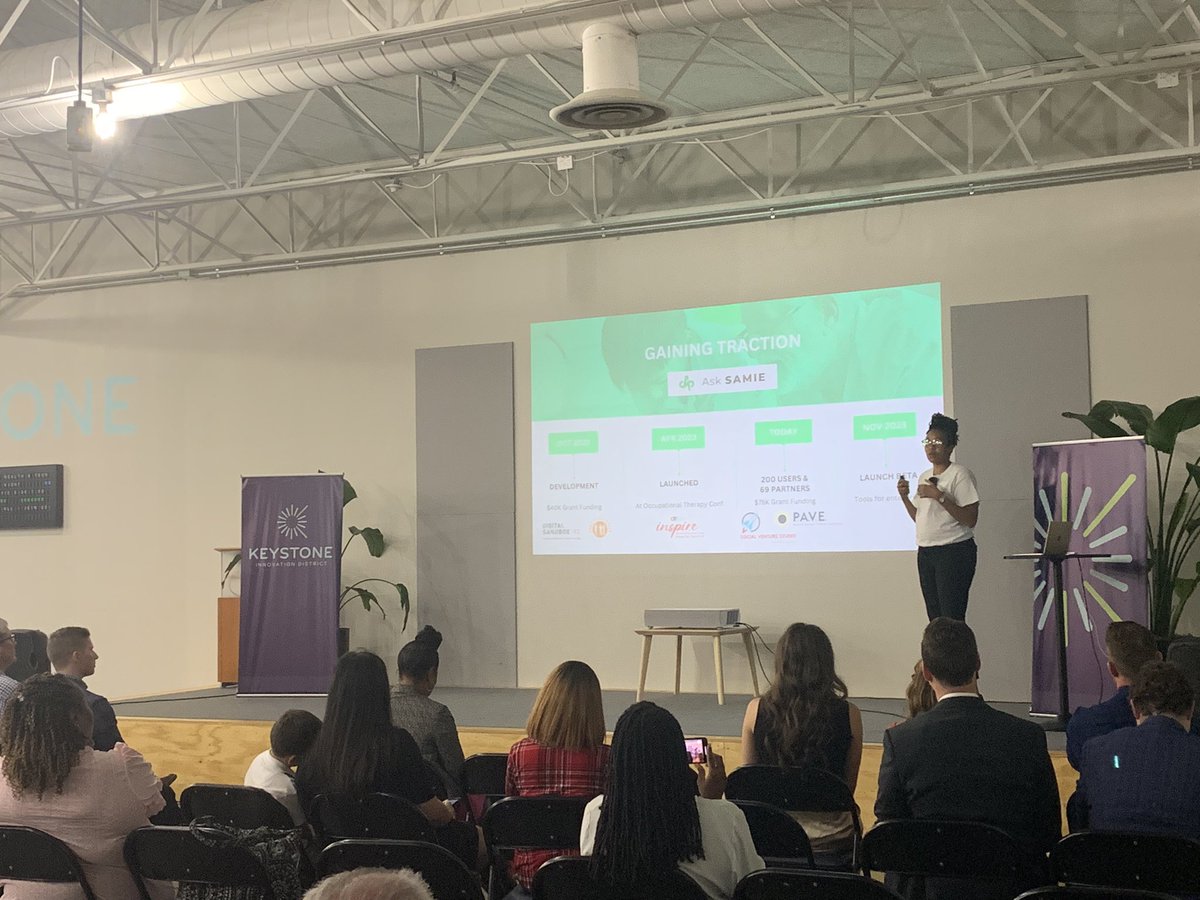 Jim Erickson (@jimericksonkc) on Twitter photo #KC #entrepreneurship in action last night at Social Venture Studio’s Demo Day. Very proud of our second cohort.
Thank you to all who attended, and also to the *many* who made this possible.
<a href="/Launch_KC/">LaunchKC</a> <a href="/EDCKC/">Economic Development Corporation of KCMO</a> <a href="/godowntownkc/">Downtown Kansas City</a> <a href="/KCKeystone/">Keystone Innovation District</a> <a href="/SunderlandFDN/">SunderlandFoundation</a> <a href="/JRERussell/">Jacqueline Erickson Russell</a> <a href="/mcginnis_k/">Kevin McGinnis</a> #KC #entrepreneurship in action last night at Social Venture Studio’s Demo Day. Very proud of our second cohort.
Thank you to all who attended, and also to the *many* who made this possible.
<a href="/Launch_KC/">LaunchKC</a> <a href="/EDCKC/">Economic Development Corporation of KCMO</a> <a href="/godowntownkc/">Downtown Kansas City</a> <a href="/KCKeystone/">Keystone Innovation District</a> <a href="/SunderlandFDN/">SunderlandFoundation</a> <a href="/JRERussell/">Jacqueline Erickson Russell</a> <a href="/mcginnis_k/">Kevin McGinnis</a>