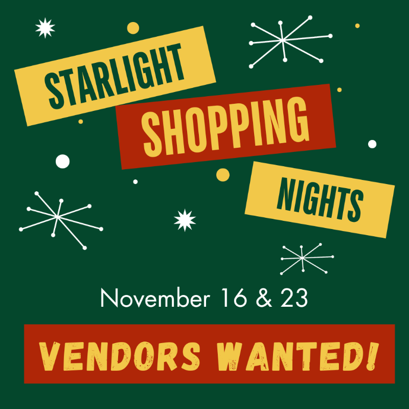 WHAM is now accepting vendors for Starlight Shopping Nights! 

Visit our website for more information: waterfordmuseum.ca/holiday-starli…