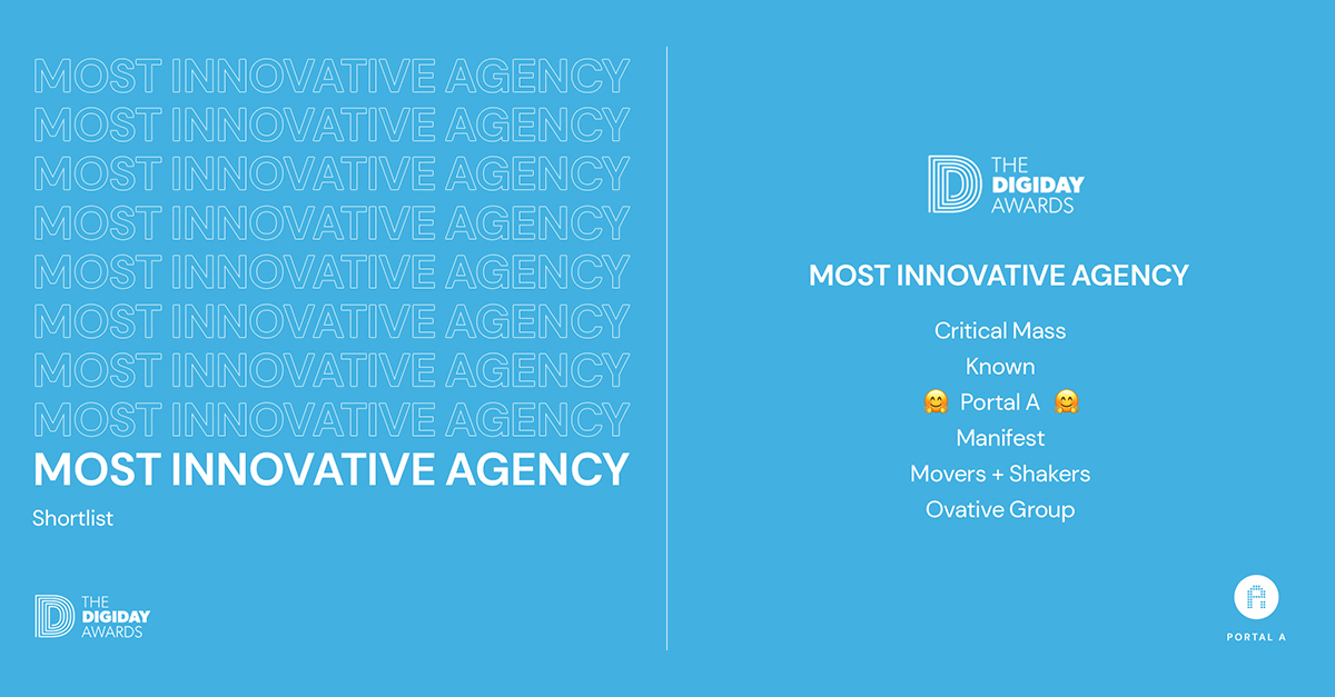PortalA's tweet photo. Thank you @Digiday 🙌
Not bad, for a not agency
#ContentNotAds #DigidayAwards https://t.co/vrzRyRIUqP