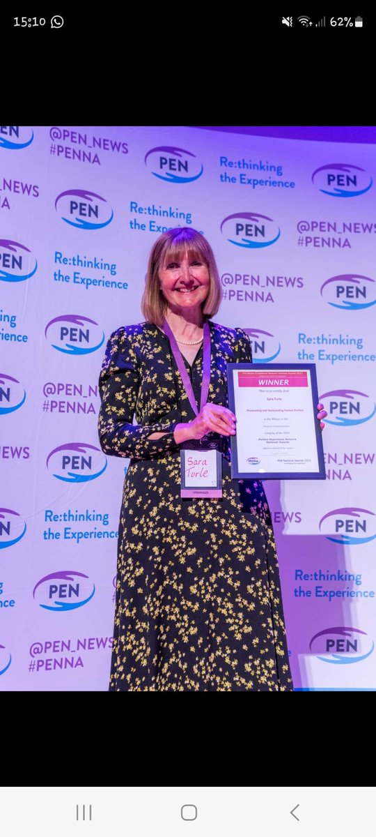 SaraTurle's tweet photo. What a #PatientPartnershipWeek.  Thank you to #Penna23 @PEN_NEWS  and so many others for this.  #StrongerTogether ❤️ https://t.co/ehFdBFriLA