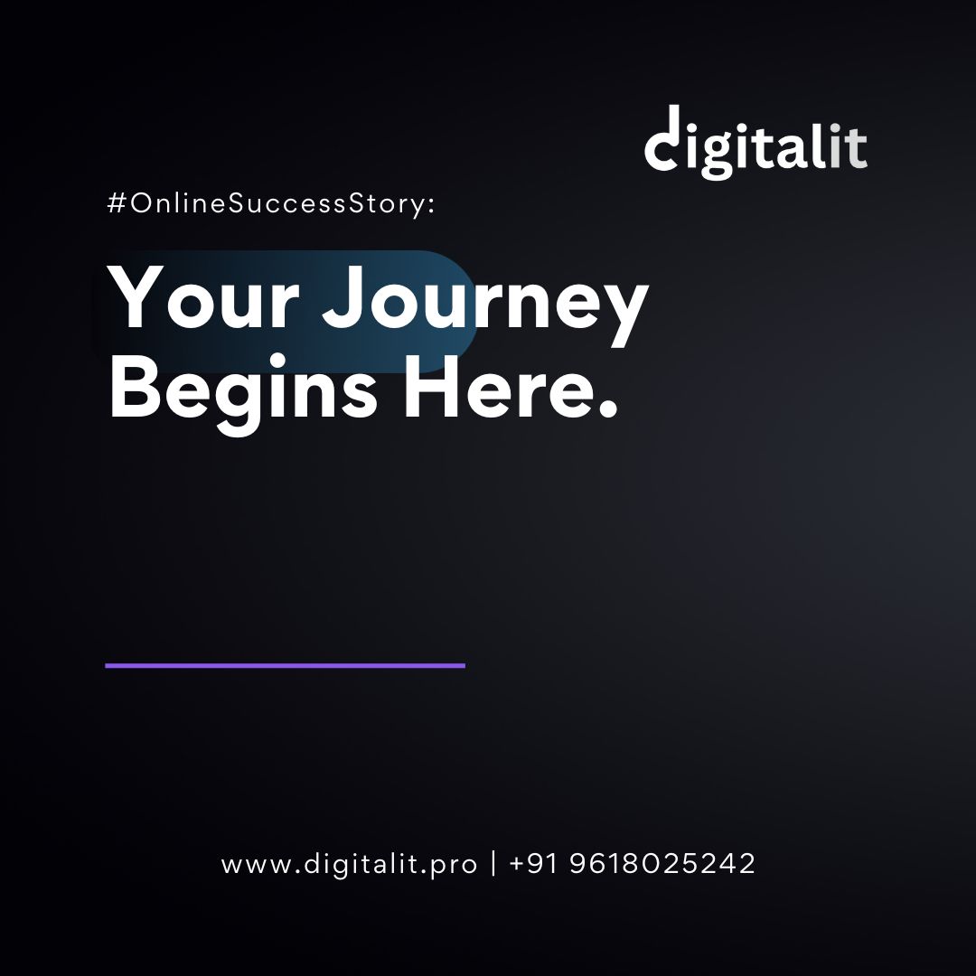 Start your #OnlineSuccessStory 🚀 with us. Let's write the first chapter together! #DigitalMarketing #BusinessGrowth #MarketingStrategy #SuccessStories #OnlineMarketing #JourneyToSuccess #BusinessSuccess #OnlinePresence #AchieveSuccess #digitalit #digitalitpro