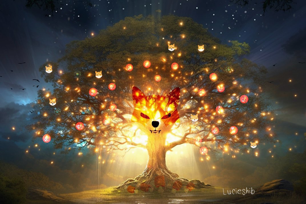 LucieSHIB's tweet photo. Contemplating #Shibarium's growth is akin to marveling at the majestic life cycle of a tree. 
From a tiny seed to a sprawling canopy, both exhibit remarkable resilience and progress. 
Just as a tree's roots provide stability, Shibarium's foundation strengthens the entire ecosystem.

$SHIB $BONE $LEASH 

$BAD