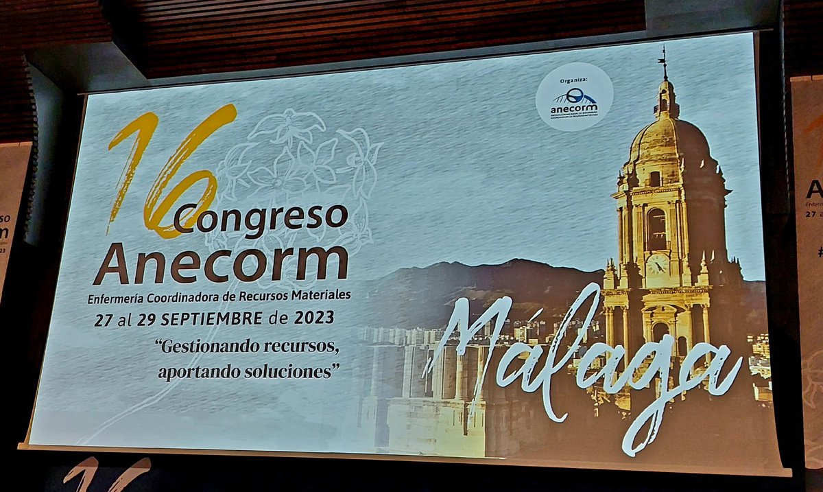 AnaIzco's tweet photo. Gracias Málaga por este excelente congreso , por vuestra acogida y por permitirnos aprender, compartir y volver con tantas ideas para mejorar. Ilusionados con el próximo encuentro en Palma , apostando sin límites #anecorm #enfernera #recursosmateriales https://t.co/nsrJkc1zNd
