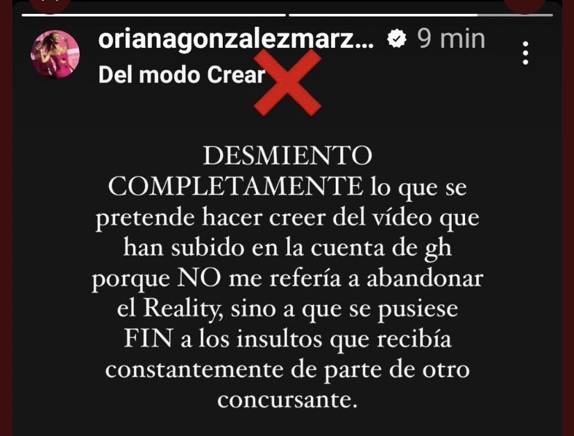 hydrochl0r1de's tweet image. #GHVIP29S

Oriana insinuando que abandonó porque no se ponían fin a los insultos que recibía por parte de Alex.

Oriana también: