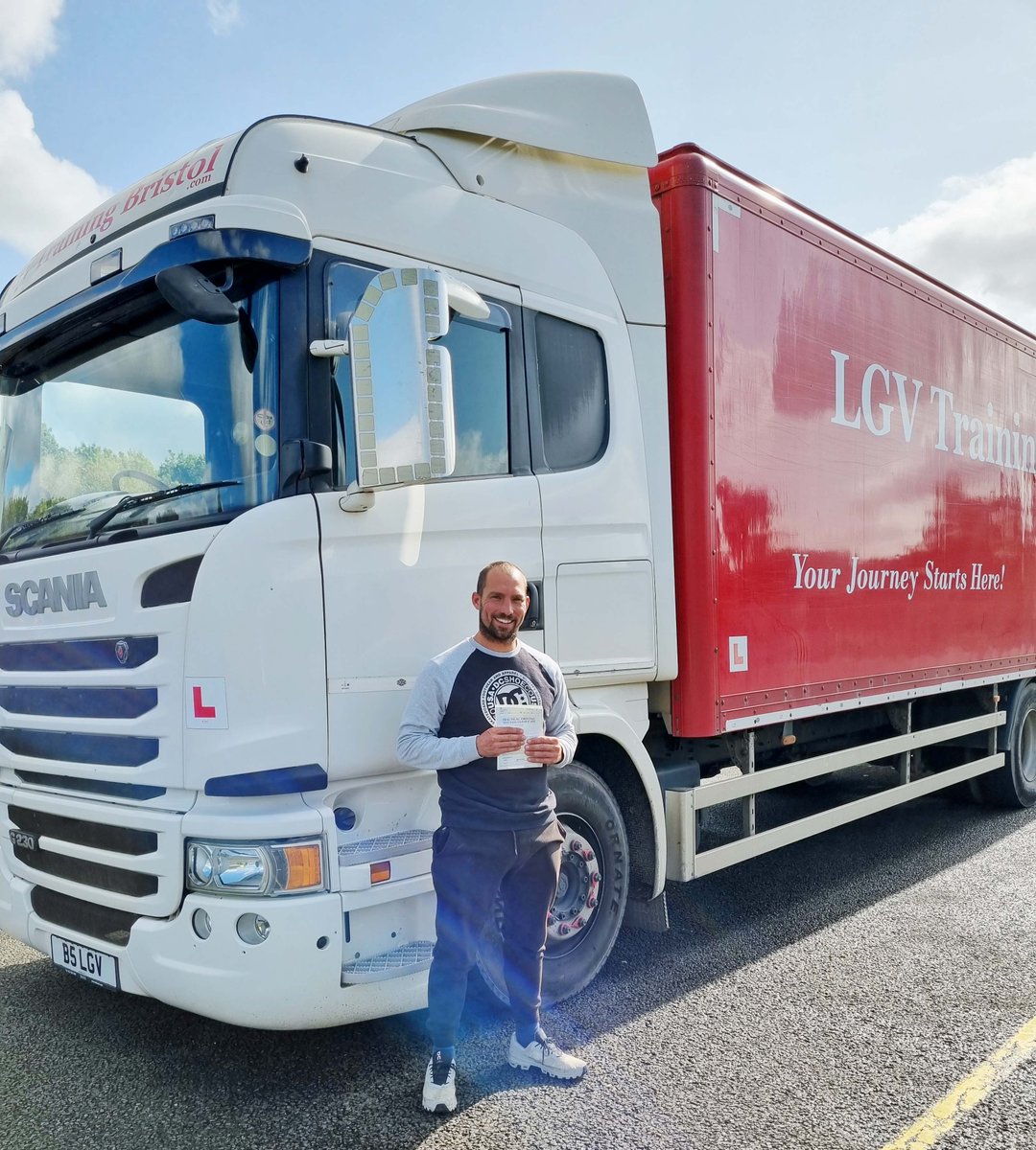 Congratulations to Joe on passing his LGV Cat.C driving test first time. Well done. Keep up the safe driving. We wish you all the very best for the future! LGVTrainingBristol.com #YourJourneyStartsHere