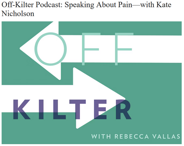 On August 31, NPAC’s ED talked with Rebecca Vallas on Off/Kilter at the Century Foundation, touching on topics such as the personal and social economics of pain and disability, and advocacy for people living with pain. Listen here: tcf.org/content/podcas… #Pain #LivingWithPain