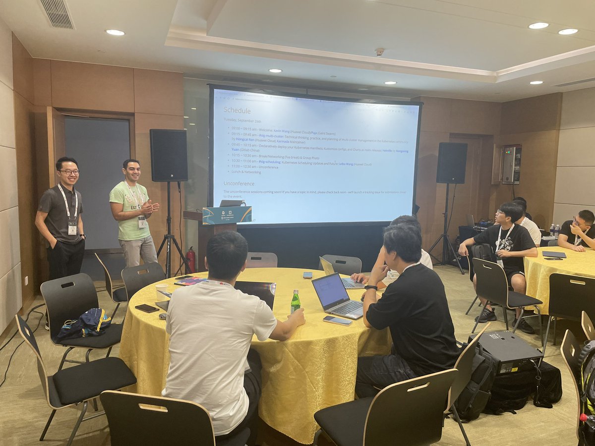 @kevinwzf0126 @CloudNativeFdn @cra @annilai @fog_glutamine @vfarcic @wiggitywhitney @Mengjiao99 Also thanks @puja108 , @Xiongxiong, HongCai and Leibo for the nice talk. Also thanks @capileigh and some guys came from aboard.