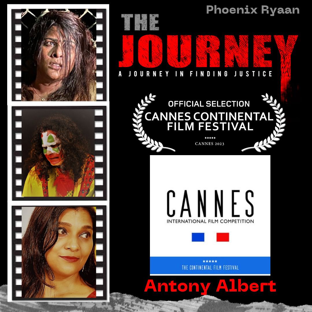 Extremely happy to announce that our film 'The Journey '  directed by @AntonyAlberts sir, got official selection in
#cannesContinentalfilmfestival.

#Thejourney
#Malayalammovie
#filmfestival
#officialselection
#actor
#amayaprsad
#actress
#Director 
#Productioncontroller