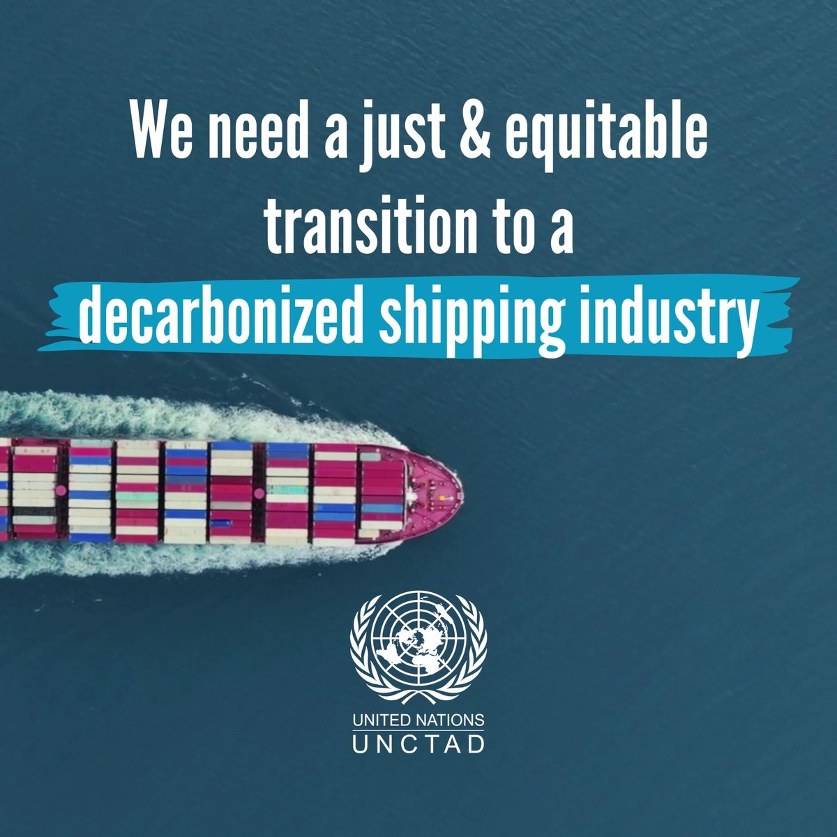 UN's tweet photo. Greenhouse gas emissions from maritime transport have risen 20% over the last decade.
Latest @UNCTAD’s report calls for a just and equitable transition to a decarbonized shipping industry. https://t.co/VxVOlWvVnD https://t.co/vCBoxQF6Lz