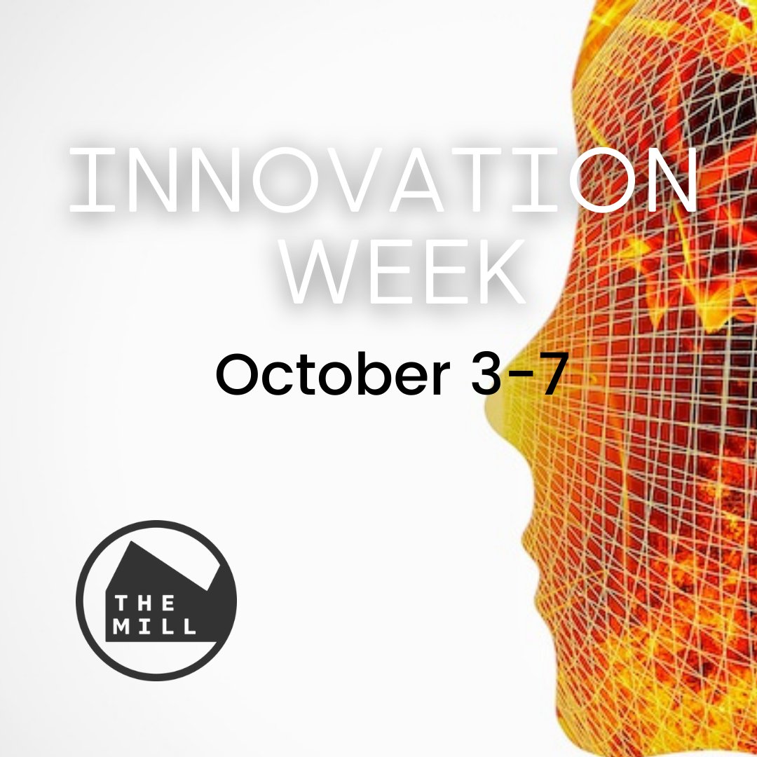 dimension_mill's tweet image. OMG OMG!! #iWeek is coming!! A whole week of events celebrating #innovation &amp;amp; #entrepreneurship! Lots of chances to celebrate, network, and learn. Check out the schedule, add to your calendar, and bring a friend. themill.link/iweek