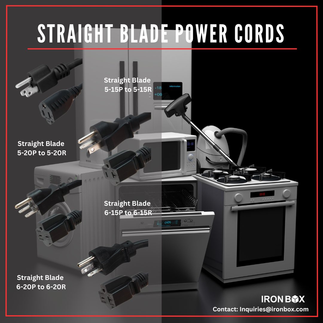 Straight Blade Power Cords: Your plug-and-play solution for everyday power needs. From laptops to kitchen gadgets, these cords deliver reliable electricity to keep your devices running smoothly.

lockingpowercords.com/nema-straight-…