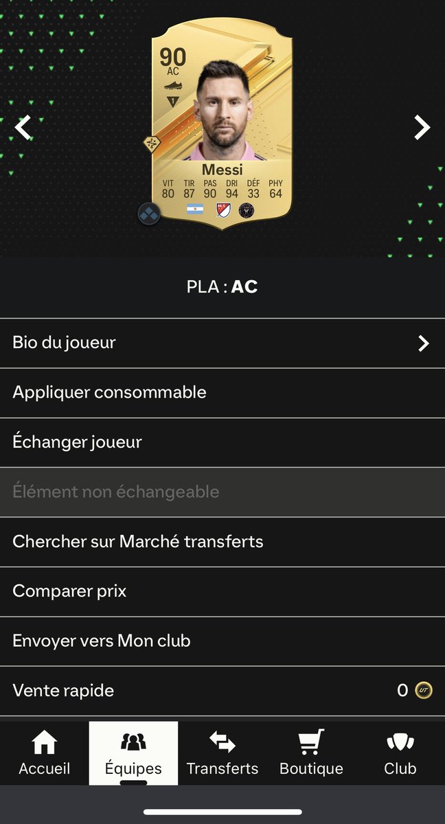 DaisyFut's tweet image. Ah d’accord 🤷‍♂️🤷‍♂️
Messi pack 85+ du niveau 14
CR7 Pack 250 Buts
