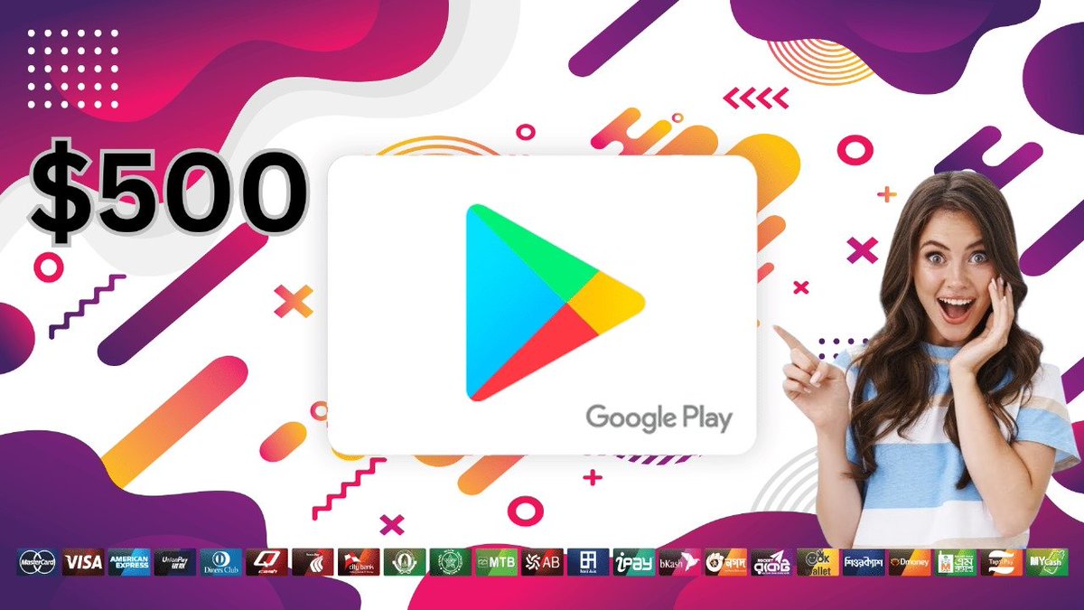 QueenJebin's tweet photo. Google Play $500 instant💰
Just Follow The Link to Collect your Money
 Free!
link--https://t.co/ttgklfznpH
#makemoneyonline #makemoney #Giveaway #Giveaways #giftcardgiveaway #giftcards #Trump2024 #Microsoft #FolloForFolloBack #cashapp #Walmart #googlep https://t.co/98iOaZnp4q