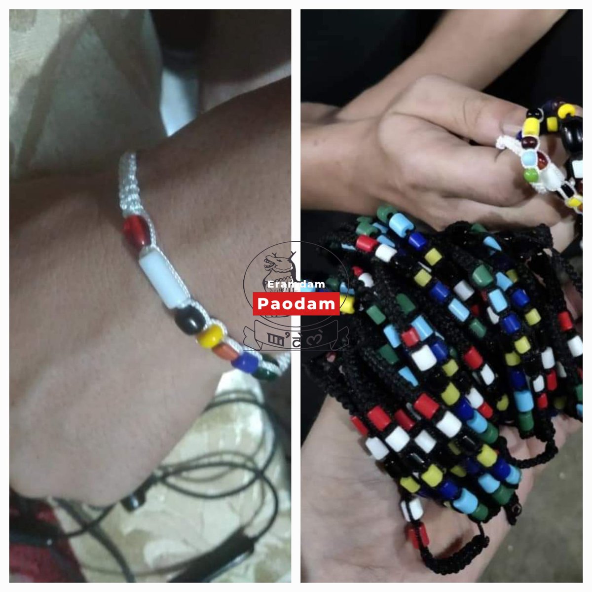 The Salai bracelet, a symbol of love, has been presented to Meitei brother Arambai Tenggol by our beloved Kabui sister Prety Palmei.
