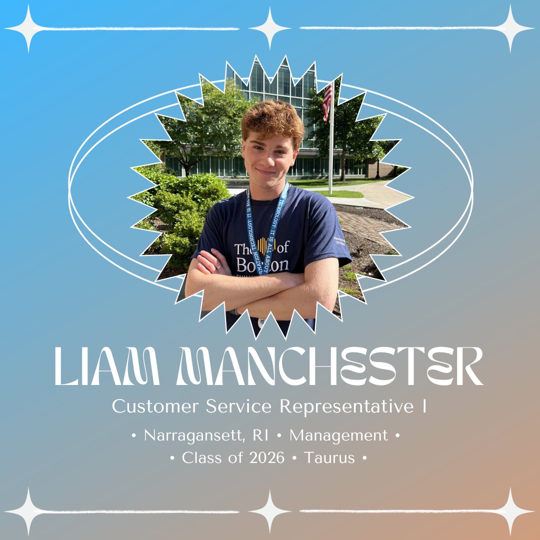 Meet Liam! Liam (he/him) is another one of our newest team members. He likes collecting vinyl, living in the city, and listening to Taylor Swift on repeat.
