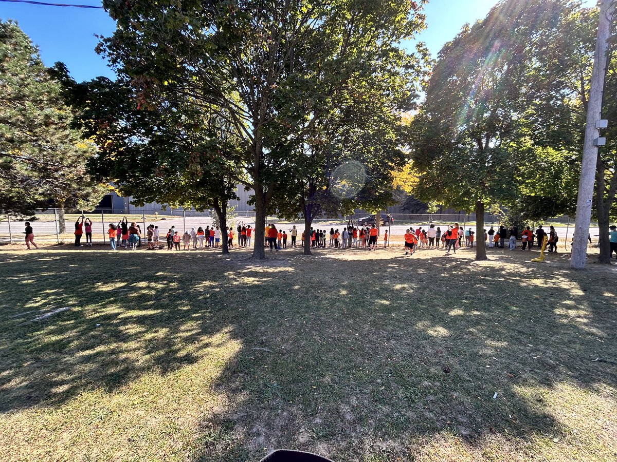 Truth and Reconciliation Day at Lucy Maud!  Learning together as a school community, connecting with the land and creating our own reconciliations!