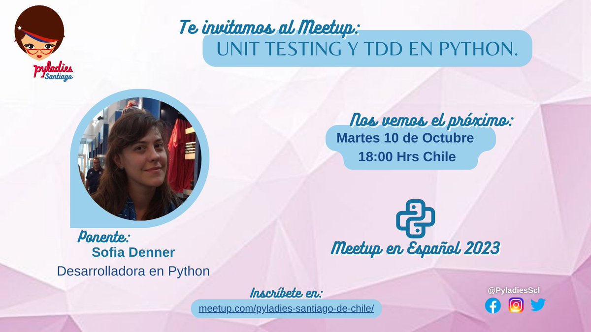 Pyladies SCL tweet media