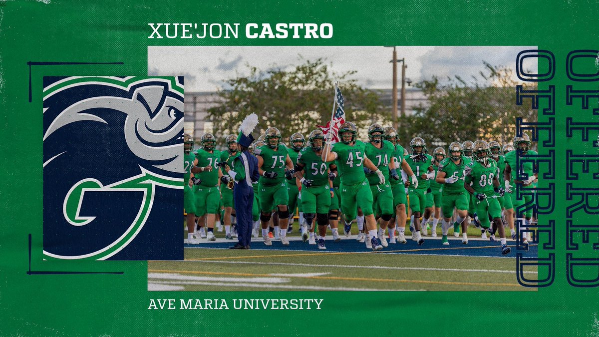 Beyond blessed and thankful to receive my first offer from Ave Maria University !#AGTG <a href="/CoachMillyRock/">Coach Millhouse</a> <a href="/CoachMcLaurin85/">Jared McLaurin</a> <a href="/coachmikemull/">michaelmull</a> <a href="/dmflores15/">Donny Flores</a>