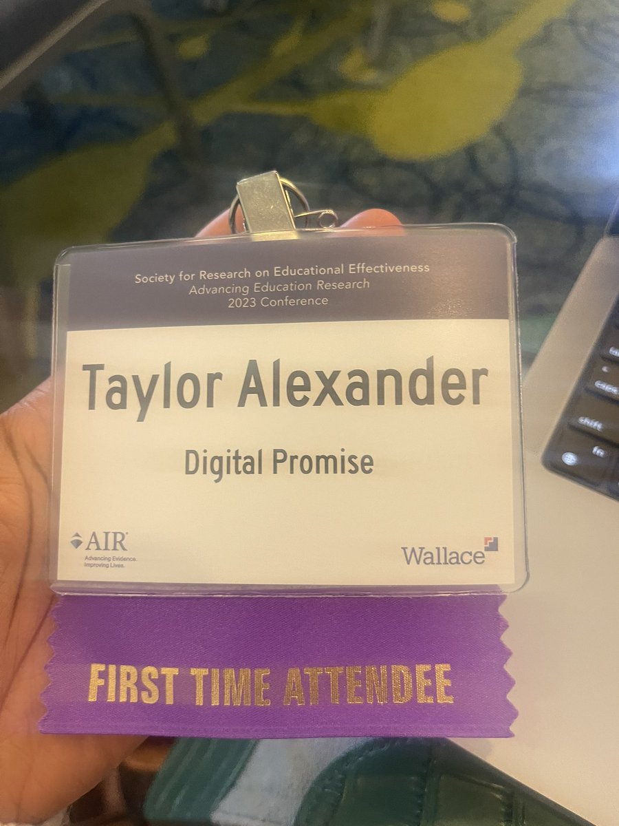Taylor M Alexander, PhD (@__tmalexander) on Twitter photo So honored to be recognized at #SREE23 as a Researcher of Color Mentored Travel Award recipient & represent <a href="/DigitalPromise/">Digital Promise</a>! I’ve had an amazing time meeting & learning from other researchers of color, methodologists & practitioners in education. So honored to be recognized at #SREE23 as a Researcher of Color Mentored Travel Award recipient & represent <a href="/DigitalPromise/">Digital Promise</a>! I’ve had an amazing time meeting & learning from other researchers of color, methodologists & practitioners in education.