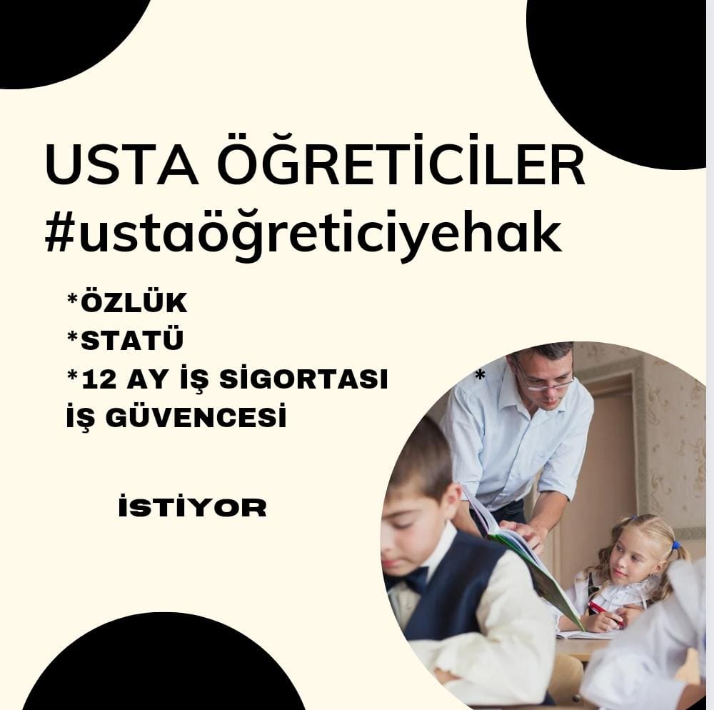 Sesimizi duyurmak için daha ne yapmalıyız.Ustaya STATÜ ve Sözleşme verilmeli. #ustaögreticiyiduy <a href="/RTErdogan/">Recep Tayyip Erdoğan</a> <a href="/dbdevletbahceli/">Devlet Bahçeli</a> <a href="/MHP_Bilgi/">MHP</a> @ErbakanFatih <a href="/kilicdarogluk/">Kemal Kılıçdaroğlu</a> <a href="/meral_aksener/">Meral Akşener</a> <a href="/Akparti/">AK Parti</a> <a href="/herkesicinCHP/">CHP 🇹🇷</a> <a href="/iyiparti/">İYİ Parti</a> <a href="/rprefahpartisi/">Yeniden Refah Partisi</a> <a href="/tcbestepe/">T.C. Cumhurbaşkanlığı</a> <a href="/tcmeb/">Millî Eğitim Bakanlığı</a> <a href="/Yusuf__Tekin/">Yusuf Tekin</a> <a href="/prof_mahmutozer/">Mahmut Özer</a>