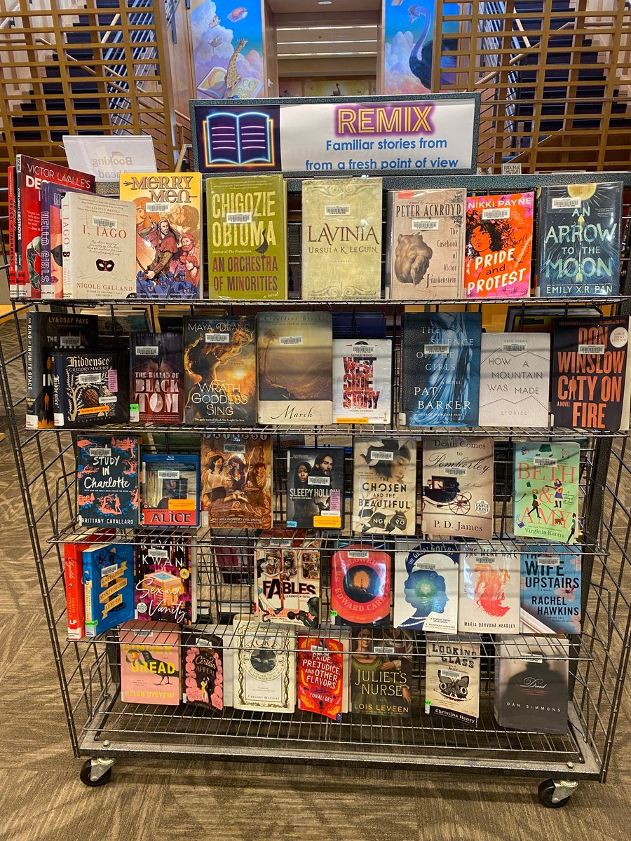 RetroFanfic's tweet photo. The library decided to put up a fanfic display https://t.co/YIzuwdWwTK