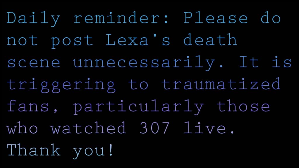 adclexagona's tweet photo. @_rssllncl 💔🙏😢 #Lexa #Clexa https://t.co/TqJoADF4Sa