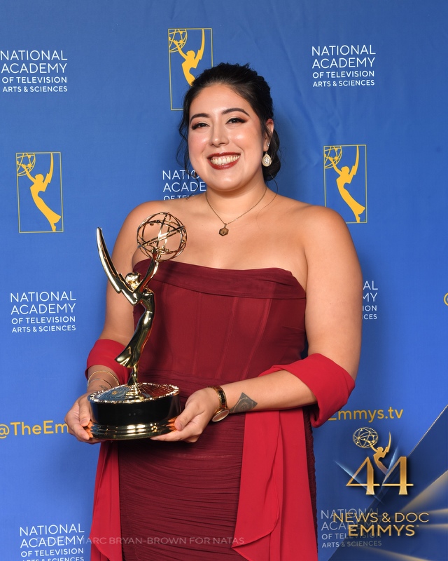 Gabriela Dematteis ’13 won an Emmy this week for Outstanding Feature Story in Spanish for her work as a Producer on VICE’s Ritos De Pasaje: Sicarios. Congrats Gabriela! #LMUpride