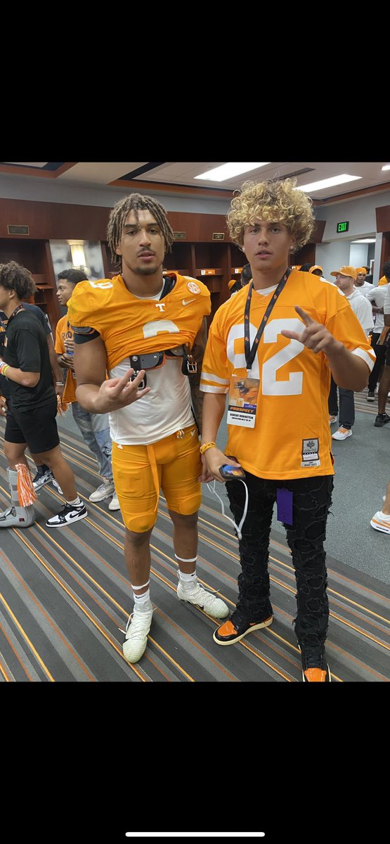 Felt like home… Had a Great time time at Tennessee Game day visit .. Can’t wait to get back on on campus <a href="/RobertAyersJr/">Robert E. Ayers Jr</a> @TennesseeRivals <a href="/JeremyO_Johnson/">Jeremy Johnson</a> <a href="/MohrRecruiting/">Brian Mohr</a> <a href="/matt_ray_/">Matt Ray</a> <a href="/ChadSimmons_/">ChadSimmons</a> <a href="/coachjoshheupel/">Josh Heupel</a> <a href="/PlayBookAthlete/">PLAYBOOK ATHLETE</a> @RivalsWardlaw @RivalsFriedman