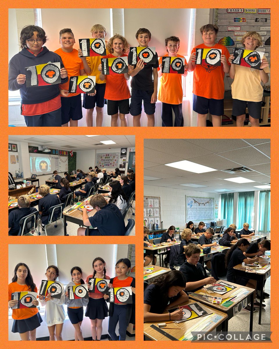 Mrs. De Meo (@demeoje) on Twitter photo The grade 7s participated in the painting session with Moses Lunham for Truth and Reconciliation week. #OrangeShirtDay <a href="/IndigenousHCDSB/">HCDSB-Indigenous</a> <a href="/StPatrickB/">St. PatsBurlington</a> The grade 7s participated in the painting session with Moses Lunham for Truth and Reconciliation week. #OrangeShirtDay <a href="/IndigenousHCDSB/">HCDSB-Indigenous</a> <a href="/StPatrickB/">St. PatsBurlington</a>