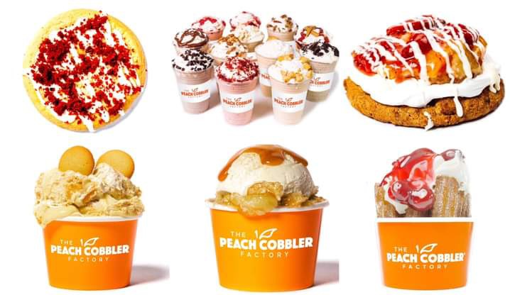 Joining Our Traffic Team Radio Network: Peach Cobbler Factory Tampa The Peach Cobbler Factory four locations in the greater Tampa Area USF Seminole Heights Coming soon to Citrus Park& Land O’Lakes Serving Tasty Cobblers, late night delivery til 1am!! peachcobblerfactory.com