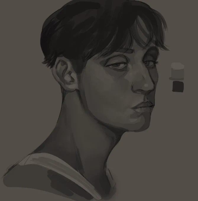 Portrait study before bed - I literally couldn't recommend 's classes enough 