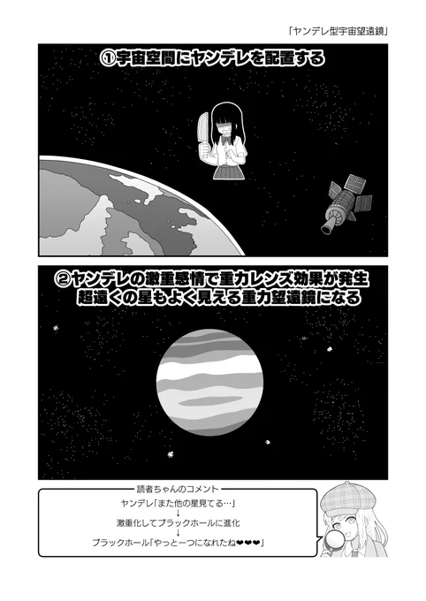 ヤンデレ型宇宙重力望遠鏡