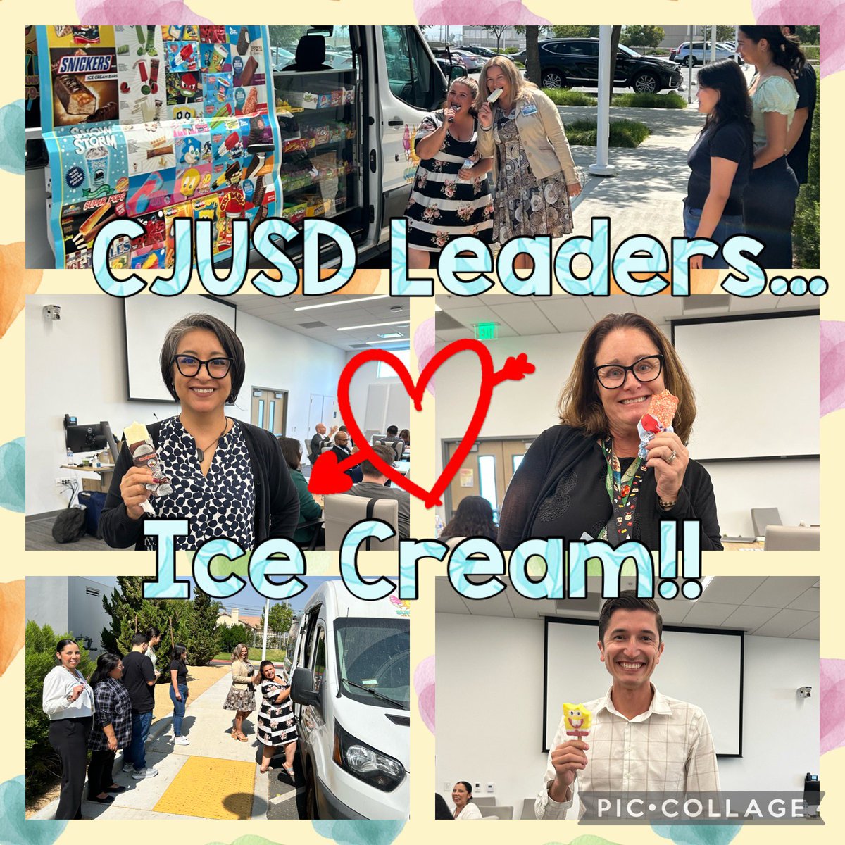 @ColtonJUSD Leaders enjoying ice cream during a great day of reflecting, learning, & having fun & laughs at our EQ management workshop facilitated by @Roni_Habib #EQSchools #resilience #wellbeing #leaders @DrFrankMiranda @CjusdB @CJUSD_MAC @CJUSDHR