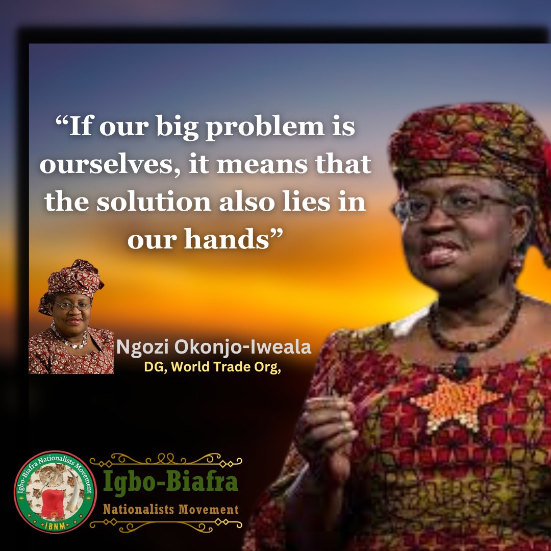 meforboy's tweet photo. Igbos are divided people; South-East no longer has solidarity: Okonjo-Iweala
https://t.co/Cmma8X08JS
@wto #WTO @NOIweala @alexottiofr #Ohanaeze #SouthEastNg @ucmefor @IGBOBIANATION #IBNM #AlaIgbo #IPINS https://t.co/s1Fhu4ZLz1