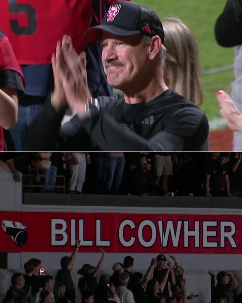 accnetwork's tweet photo. "This place, those four and half years are the most memorable years of my life."

Bill Cowher after being inducted into the @PackFootball Ring of Honor 🐺 https://t.co/Q2z9u7ncxd
